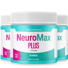 (3 Pack) Neuro Max Powder All Natural Brain Support Formula NeuroMax 90 Servings