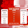 Image of (5 Pack) Bio Gluco Life Advanced Blood Support Supplement BioGlucoLife 300 Capsules