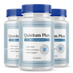 Quietum Plus, Quietum Tinnitus & Ear Ringing Relief (3 Pack - 180 Capsules)