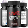 Image of (5 Pack) Savage Grow Advanced Male Support Pills SavageGrow Vitamin 300 Capsules
