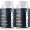 Image of (2 Pack) Genbrain Nootropic All Natural Brain Supplement Gen Brain 120 Capsules