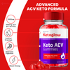 Image of (3 Pack) Keto Glow ACV Gummies 1000MG KetoGlow Formula Max Vitamin 180 Gummies