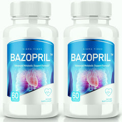 (2 Pack) Bazopril Supplement Advanced Metabolic Pills 120 Capsules