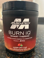 Muscletech Burn iQ Smart Thermo Mango Chili Lime 8.29 oz Exp Oct 25