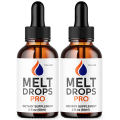 (2 Pack) Melt Drops Pro Natural Health & Fitness Formula MeltDrops 60 Servings