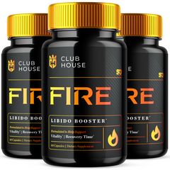 Clubhouse Fire - Boost Stamina and Daily Energy for Men (3 Pack - 180 Capsules)