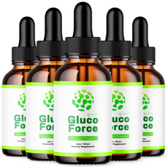 Gluco Force Blood Support Drops Advanced Vitamin Supplement 2ML (5 Pack)