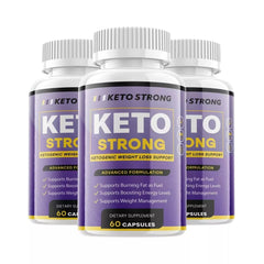 Keto Strong Supplement Pills (3 Pack - 180 Capsules)