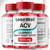 Image of LeanWell Keto ACV Gummies 1000MG LeanWell Formula Vitamin (3 Pack-180 Gummies)