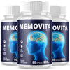 Image of (3 Pack) Memovita Nootropic All Natural Formula Memo Vita Supplement 180 Capsule