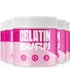 Gelatin Burn Powder Support For Weight Management & Fitness 150 Serving (5 Pack)