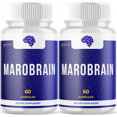 (2 Pack) Marobrain Nootropic Natural Formula Brain Supplement, Maro Brain 120Ct