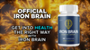 Image of Iron Brain Nootropic All Natural Formula Brain Supplement (5 Pack - 300 Capsules)