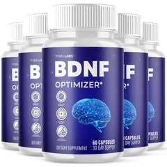 (5 Pack) BDNF Optimizer Nootropic Natural Brain Supplement BDNFOptimizer 300 Capsules