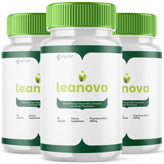 Leanova Supplement Pills (3 Pack-180 Capsules)