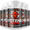Image of (5 Pack) Potens Hardmax Advanced Male Support Supplement PotensHardmax 300 Capsules