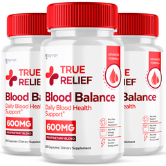 True Relief Pills Advanced Formula Daily Health Balance Supplement 180 Capsules
