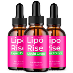 (3 Pack) Lipo Rise Drops Advanced Health & Fitness Supplement LipoRise 90 Serves