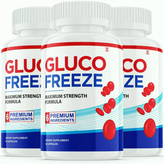 (3 Pack) Gluco Freeze 180 Capsules - ARMOLEY