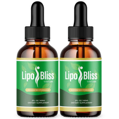 (2 Pack) Lipo Bliss Drops Advanced Health & Fitness Formula LipoBliss 60 Serves