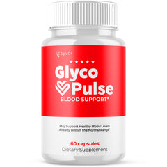 (1 Pack) Glyco Pulse Advanced Blood Support Formula Vitamin GlycoPulse 60 Capsules