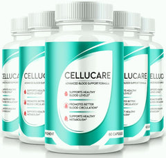 (5 Pack) CelluCare Supplement Blood Support Pills 300 Capsules