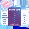 Image of Neurocept Nootropic All Natural Formula Brain Supplement (5 Pack-300 Capsules)