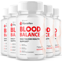 (5 Pack) Glyco Rev Advanced Blood Support Formula Supplement GlycoRev 300 Capsules