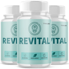 (3 Pack) Revital Advanced Energy & Fitness Formula Supplement Revi Tal 180 Caps