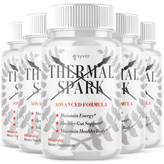 (5 Pack) Thermal Spark Advanced Energy & Fitness Supplement ThermalSpark 300 Capsules