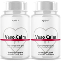(2 Pack) Vaso Calm Pills Advanced Blood Health Max Support VasoCalm 120 Capsules