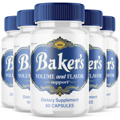 Bakers Volume and Flavor Pills (5 Pack - 300 Capsules)