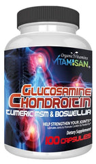 Glucosamine Chondroitin Turmeric MSM Triple Strength Joint Support 2800mg 100 c