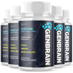 (5 Pack) Genbrain Nootropic All Natural Brain Supplement Gen Brain 300 Capsules