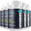 Image of (5 Pack) Genbrain Nootropic All Natural Brain Supplement Gen Brain 300 Capsules