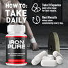 Image of (5 Pack) Iron Pure Advanced Male Pills Formula IronPure Supplement 300 Capsules