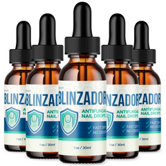 (5 Pack) Blinzador Advanced Skin Drops, Support For All Skin Types 150 servings