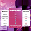 Image of (5 Pack) Rambo Max Advanced Male Health Support Supplement RamboMax 300 Capsules