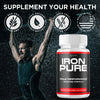 Image of (5 Pack) Iron Pure Advanced Male Pills Formula IronPure Supplement 300 Capsules