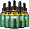 Image of (5 Pack) Green Slim Drops Natural Health & Fitness Support GreenSlim 150 Serving