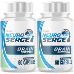 (2 Pack) Neuro Serge Nootropic Natural Brain Supplement NeuroSerge 120 Capsules