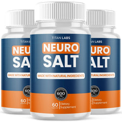 (3 Pack) Neuro Salt Nootropic All Natural Brain Supplement NeuroSalt 180 Capsule