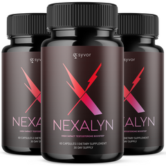 (3 Pack) Nexalyn Advanced Male Pills Nexa Lyn Formula Supplement 180 Capsules