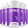Image of (5 Pack) Apex Neuro Elite Nootropic Nerve Support Supplement ApexNeuro 300 Caps