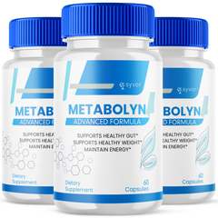 Metabolyn Supplement Pills (3 Pack-180 Capsules)