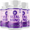 Image of (3 Pack) Vital Mind Nootropic All Natural Brain Supplement VitalMind 180 Capsule