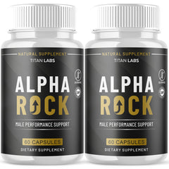 (2 Pack) Alpha Rock Advanced Male Healt Support VItamin AlphaRock 120 Capsules