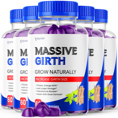 Massive Girth Supplement (5 Pack-300 Gummies)