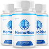 Image of (3 Pack) Memo Rise Advanced Nootropic Formula Brain Supplement MemoRise 180 Capsules