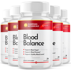 Guardian Botanicals Blood Balance Advanced Glycogen Vitamin (5 Pack-300 Capsules)